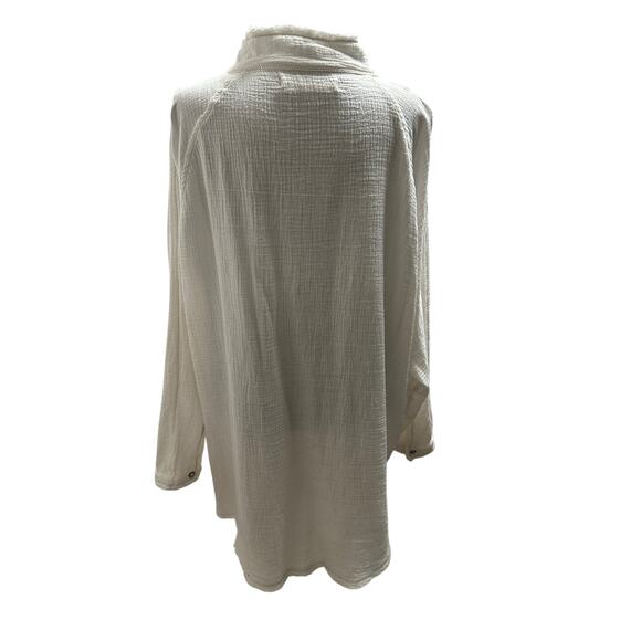 Free People - We The Free Summer Daydream Buttondown - Large - White - Picture 7 of 12